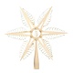 Rudolph 402 Chipping Wood Tree Topper  10 inches