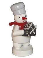 Zenker 001-200-03-3 Baker Snowman with Gingerbread House 3.1 inches