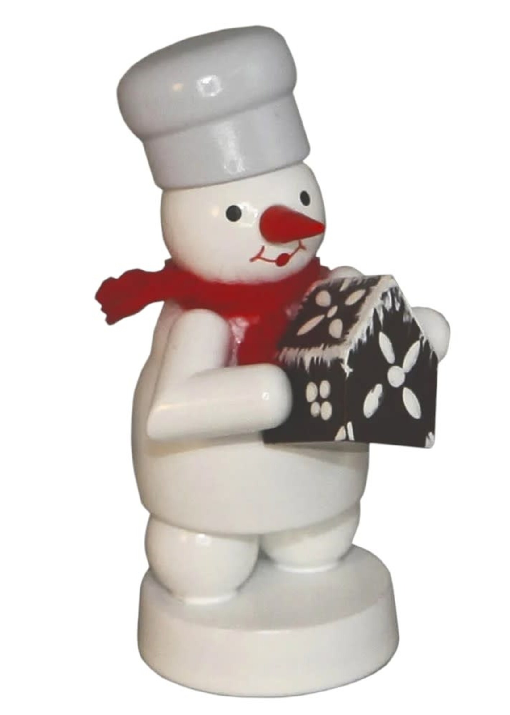 Zenker 001-200-03-3 Baker Snowman with Gingerbread House 3.1 inches