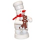 Zenker 001-200-06-2 Baker Snowman with Gingerbread Man  3 inches