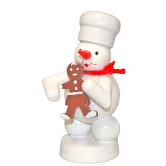 Zenker 001-200-06-3 Baker Snowman with Gingerbread Woman  3 inches