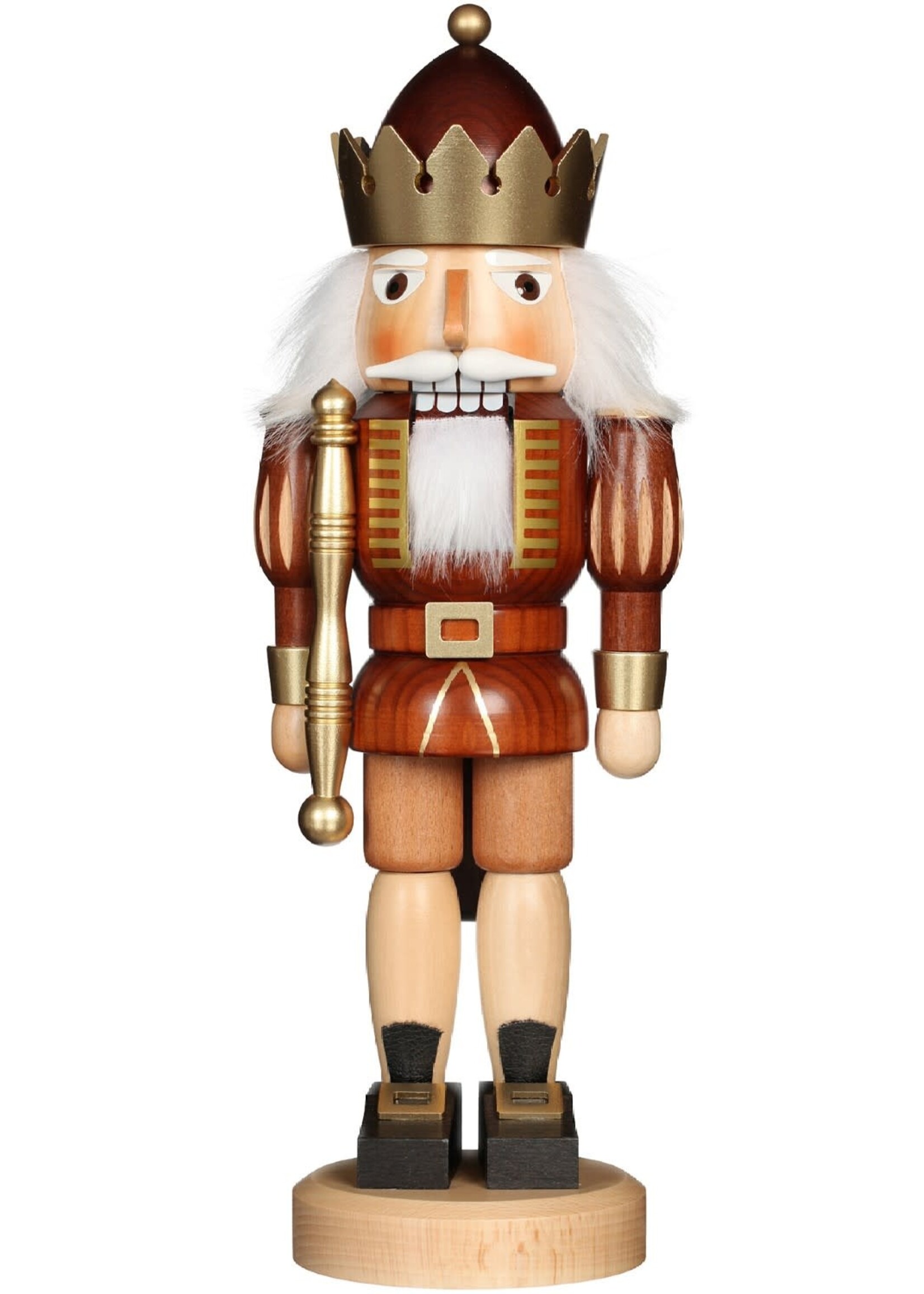 Christian Ulbricht 32-321 Ulbricht Nutcracker King Natural  15.4 inches