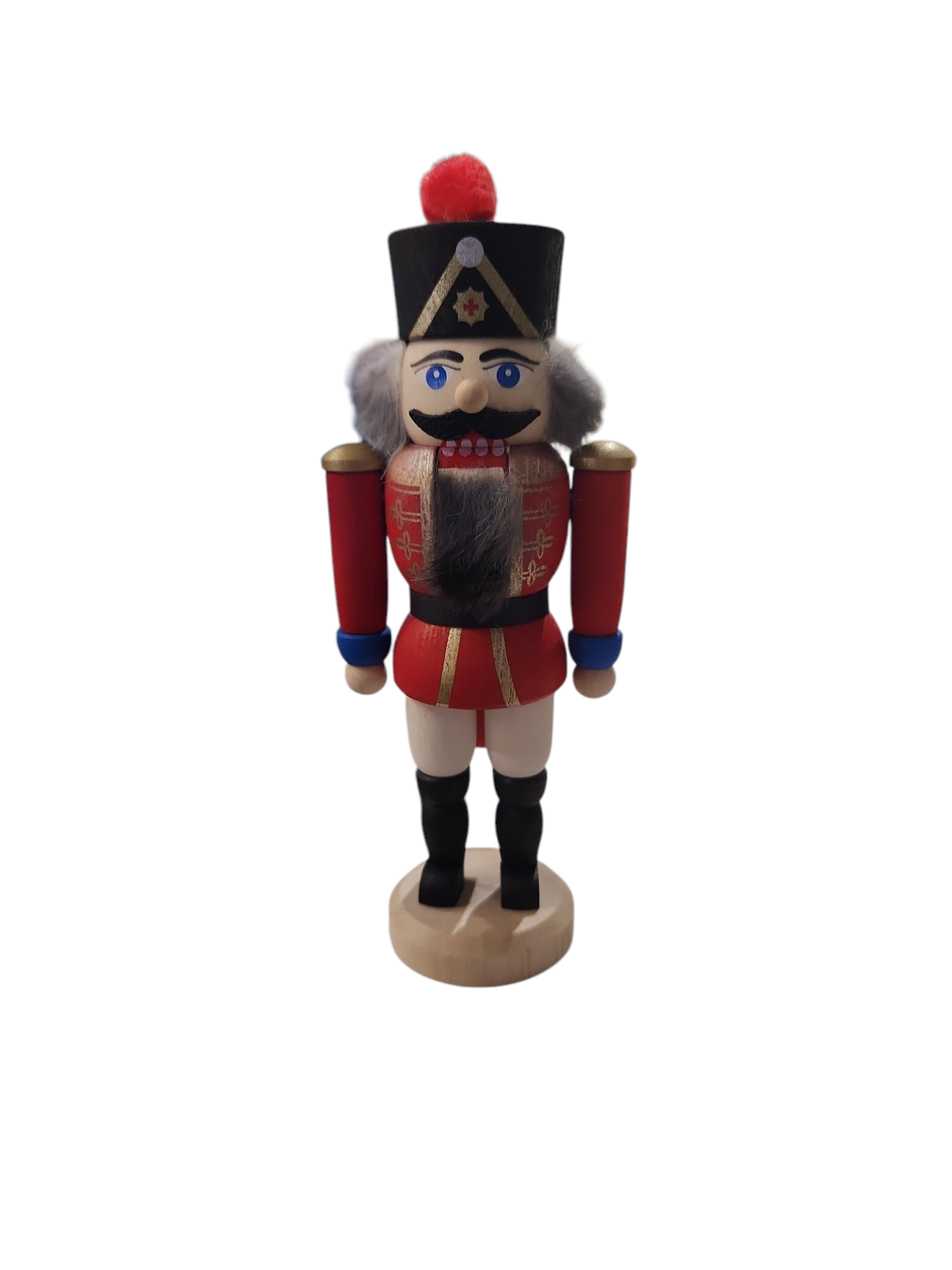Seiffener Volkskunst eG 11402/1 Nutcracker Hussar Red  5.9 inches