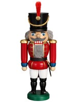 Seiffener Volkskunst eG 11952/1 Nutcracker Hussar Red  11 inches
