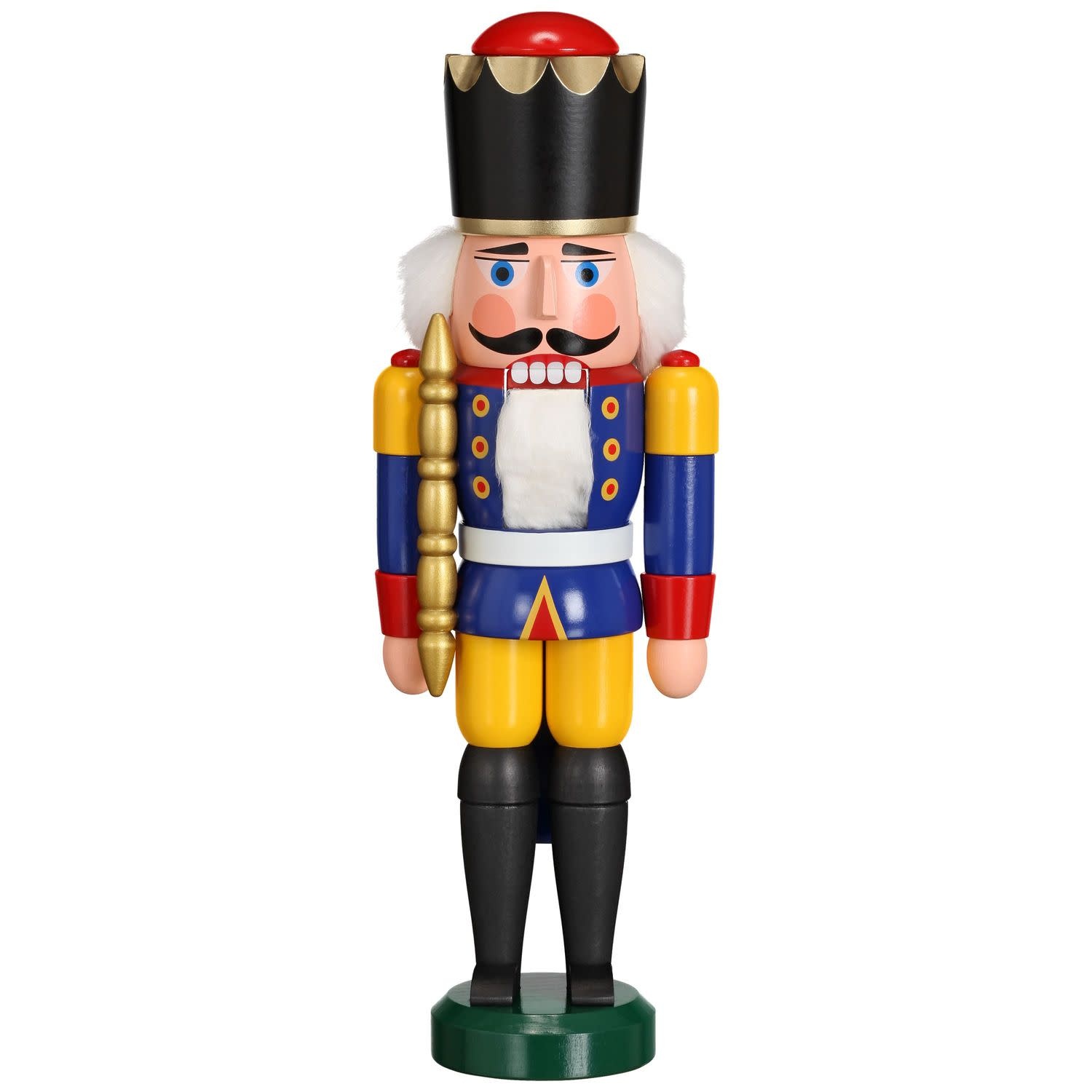 Seiffener Volkskunst eG 11301/2 Nutcracker King Blue  11.4 inches