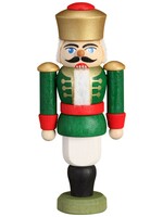 Seiffener Volkskunst eG 11511/4 Nutcracker King Green  3.5 inches