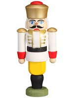 Seiffener Volkskunst eG 11511/3 Nutcracker King White  3.5 inches