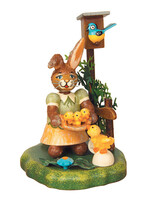 Hubrig 301h0006 Rabbit Land-Liesel with Chicks 9cm