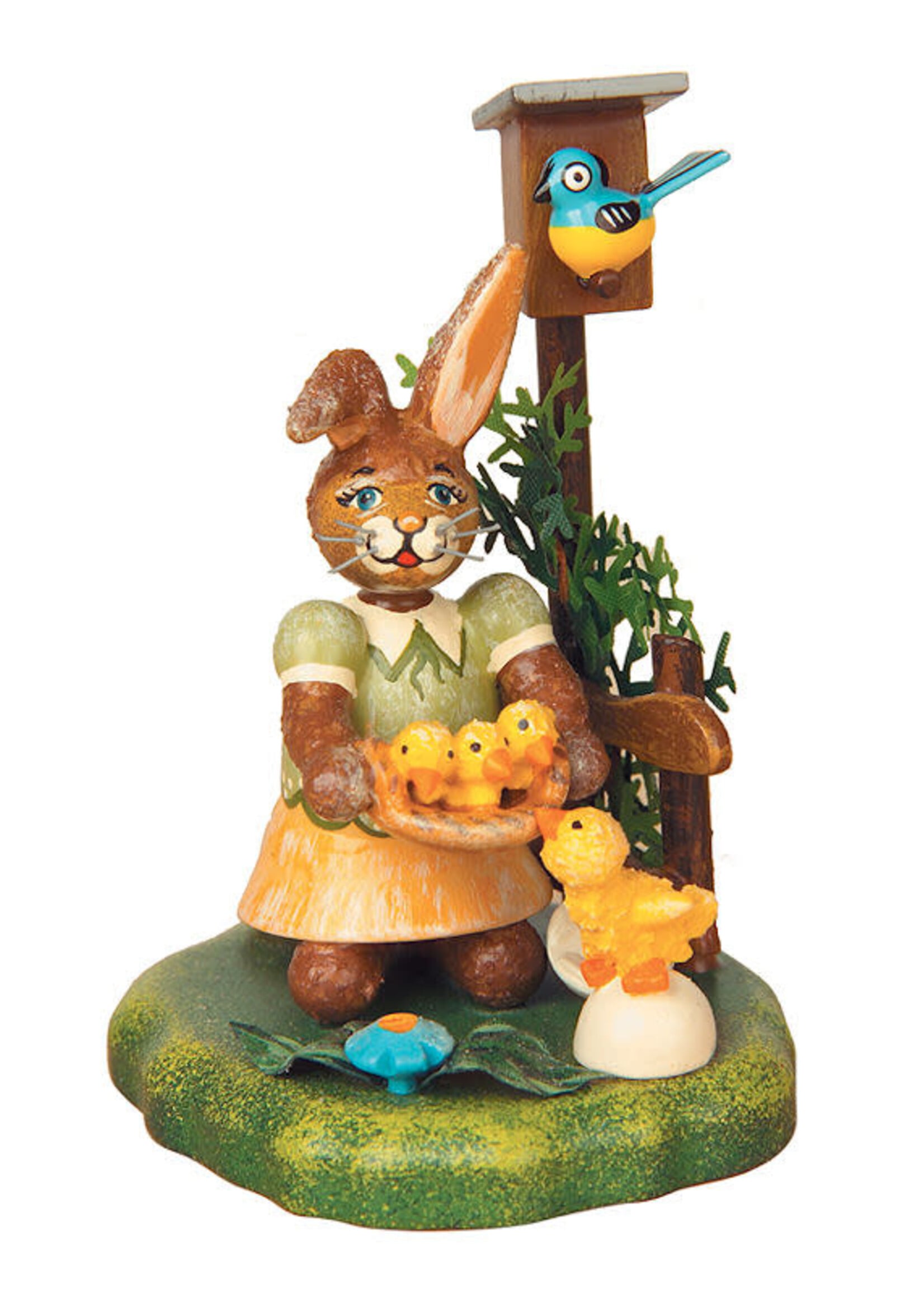 Hubrig 301h0006 Rabbit Land-Liesel with Chicks 9cm