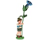 Hubrig 308h0005 Flower Children - Boy with Enzian (Gentian)