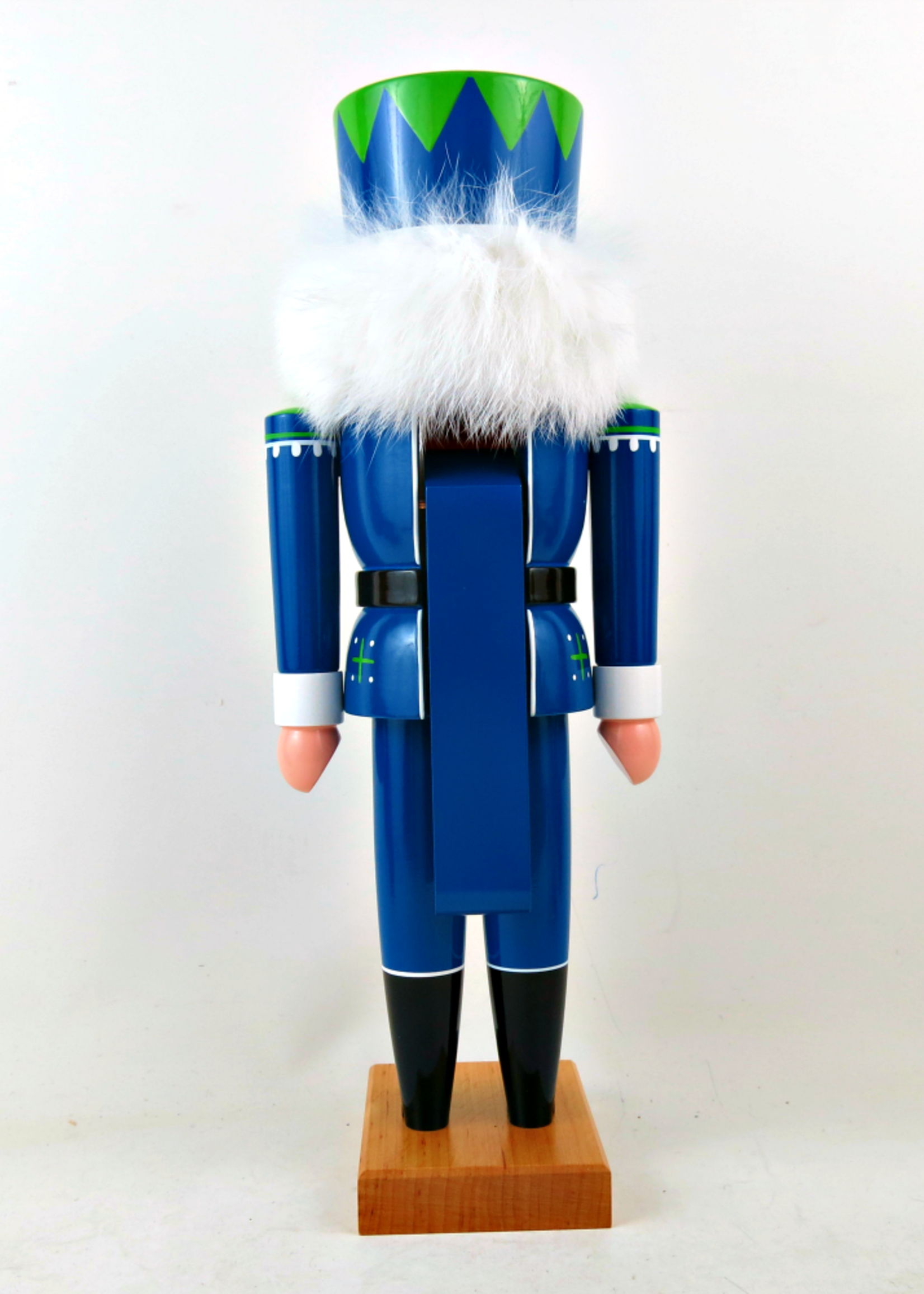 Fuchtner LNM1 Blue/Green Nutcracker King (Seahawk Color) 15 inches