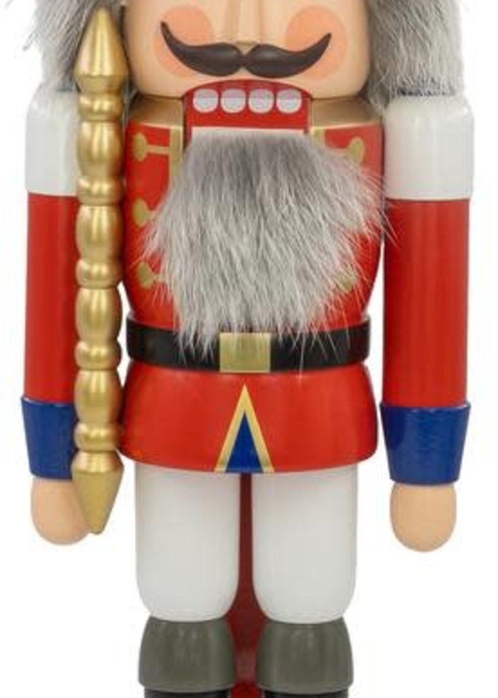 Seiffener Volkskunst eG 11201/9 King Red-White - 39cm