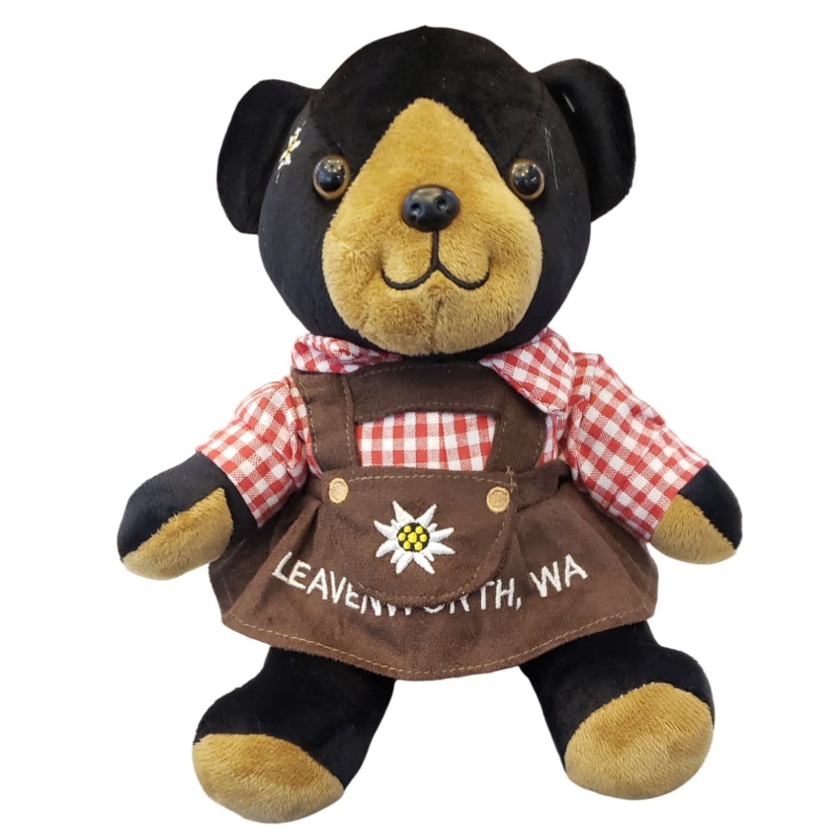 ぬいぐるみ TEDDY GARL T186 Teddy Black Bear Girl 12 inches - Nutcracker Lady Gift Shop