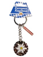 K405L Edelweiss Spinning Keychain