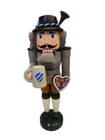 Seiffener Volkskunst eG 11332 Nutcracker - Bavarian Heart  10.6 inches