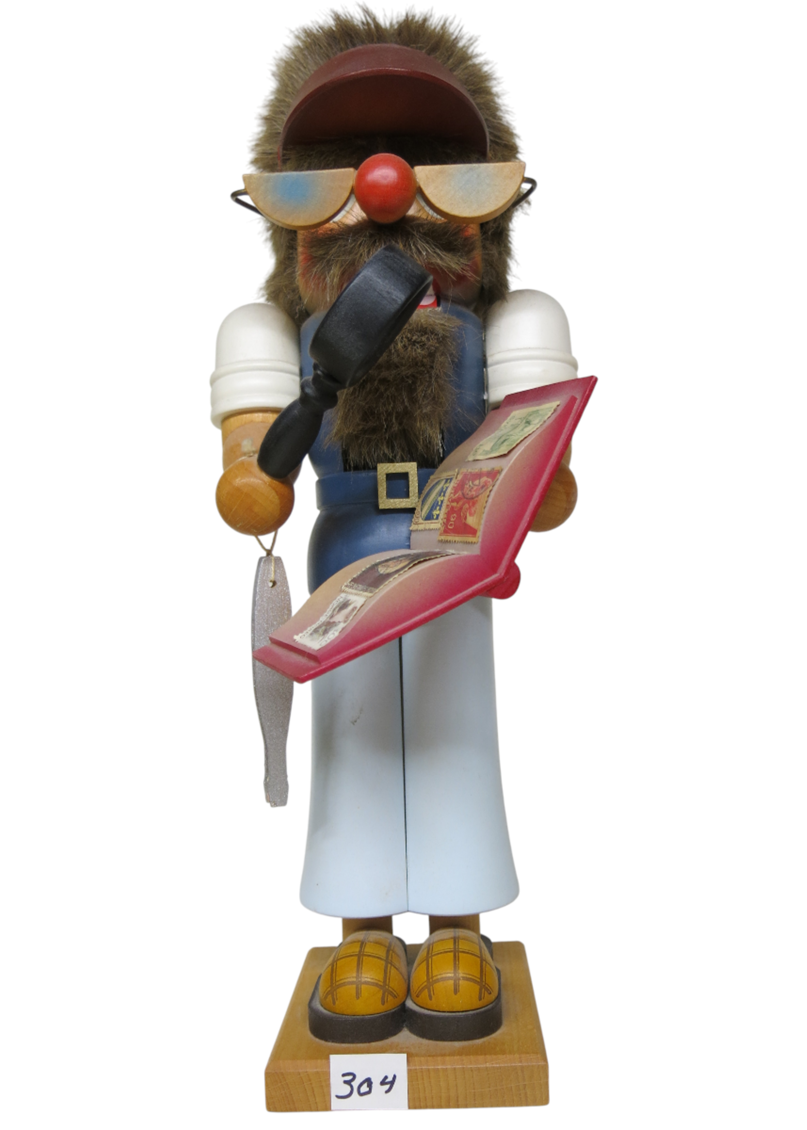 Christian Ulbricht GY-304 Ulbricht Nutcracker - Stamp Collector  14 inches (Pre-Owned)