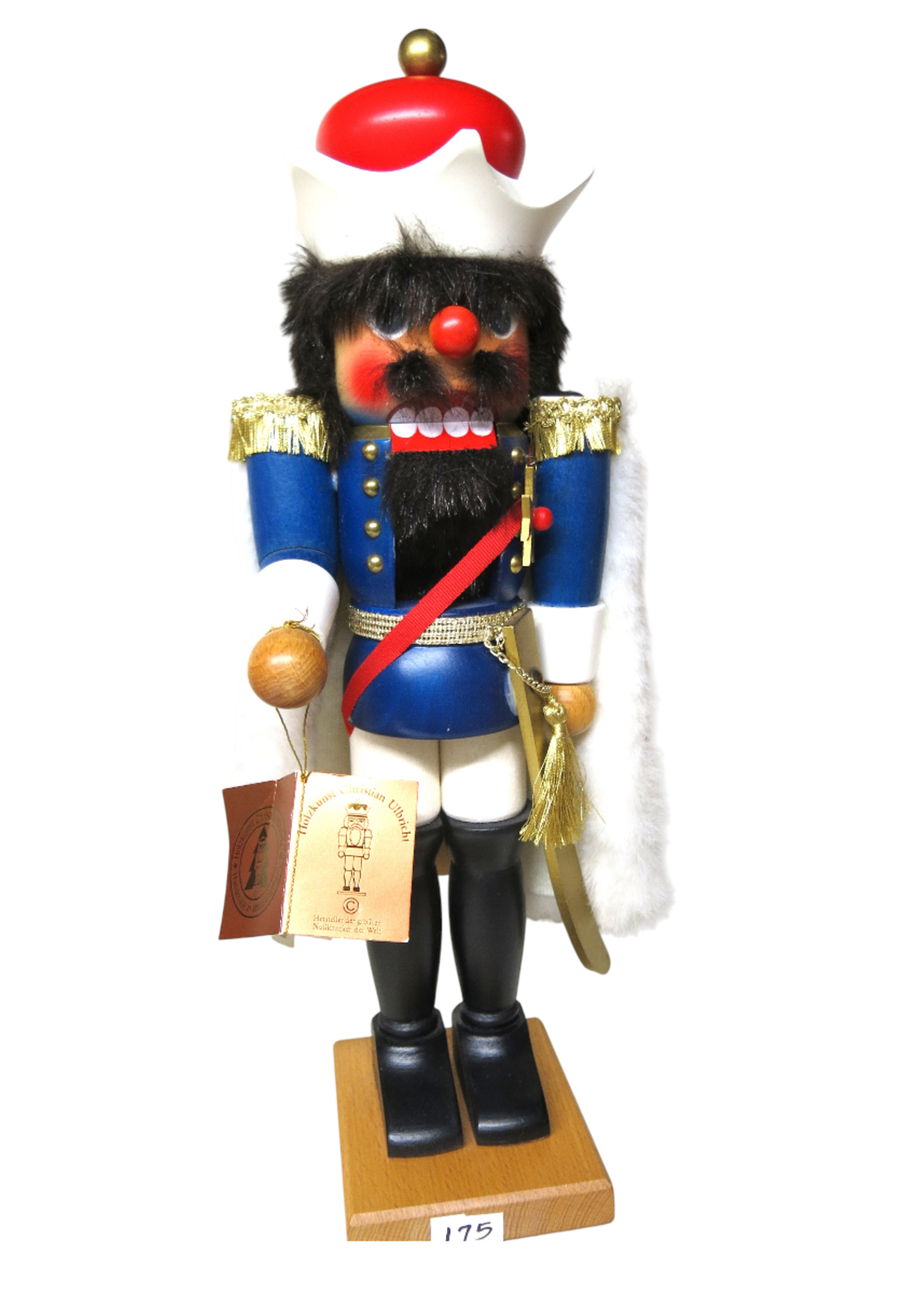 Christian Ulbricht GY-175 Ulbricht Nutcracker - King Ludwig  15 inches  (Pre-Owned)