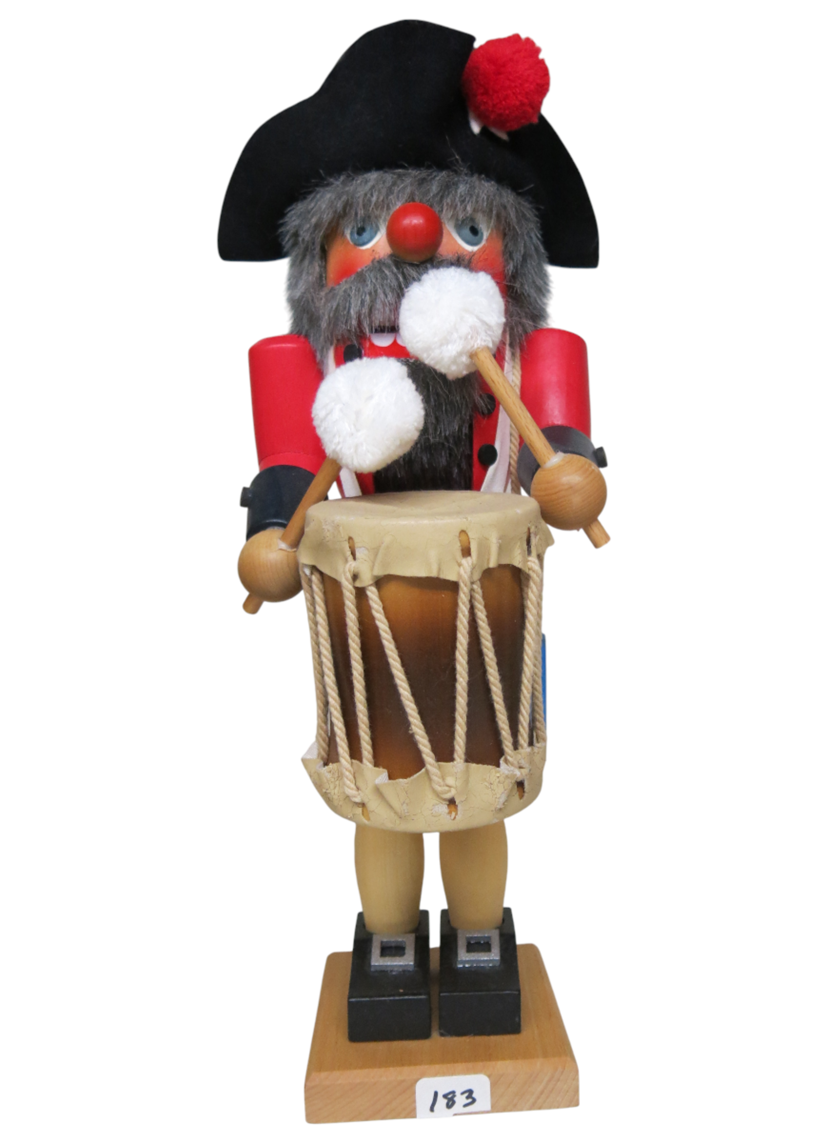 Christian Ulbricht GY-183 Ulbricht Nutcracker - Drummer with Natural Drum 14 inches  (Pre-Owned)