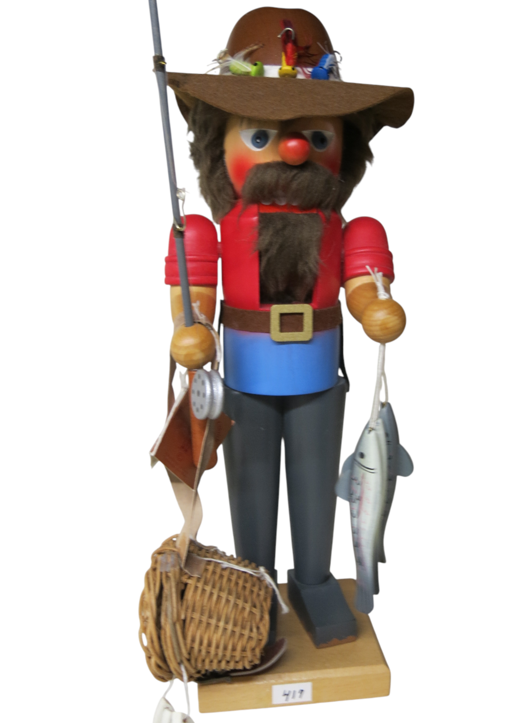 Christian Ulbricht GY-417 Ulbricht Nutcracker - Fisherman  16 inches  (Pre-Owned)
