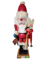 Christian Ulbricht GY-200 Ulbricht Nutcracker - Santa with Skis  15 inch  (Pre-Owned)