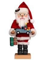 Christian Ulbricht 0 852  Ulbricht Santa Nutcracker with Blue Truck  18.5 inches