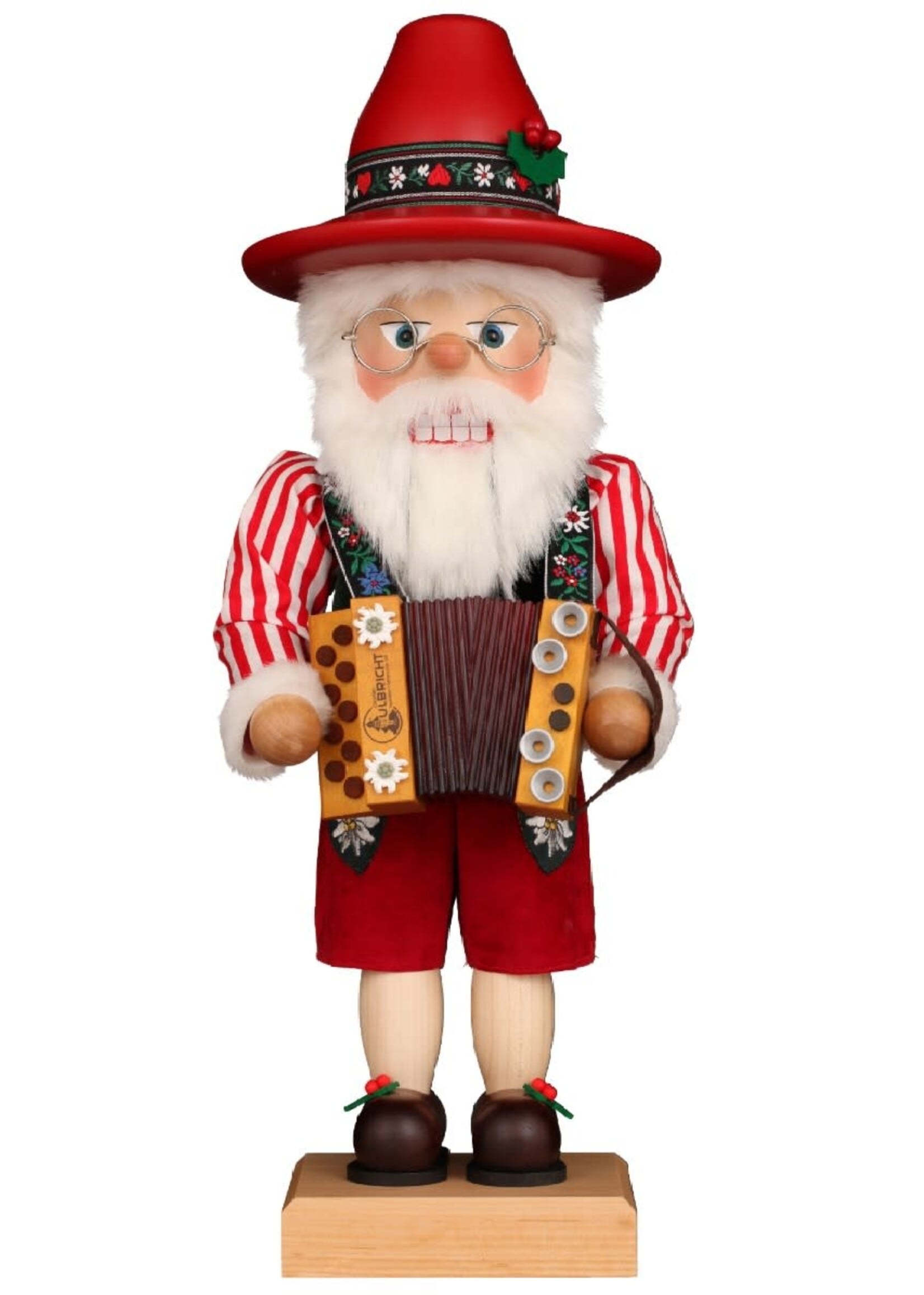 Christian Ulbricht 0 892 Ulbricht Premium Nutcracker - Bavarian With Concertina  19.3 inches