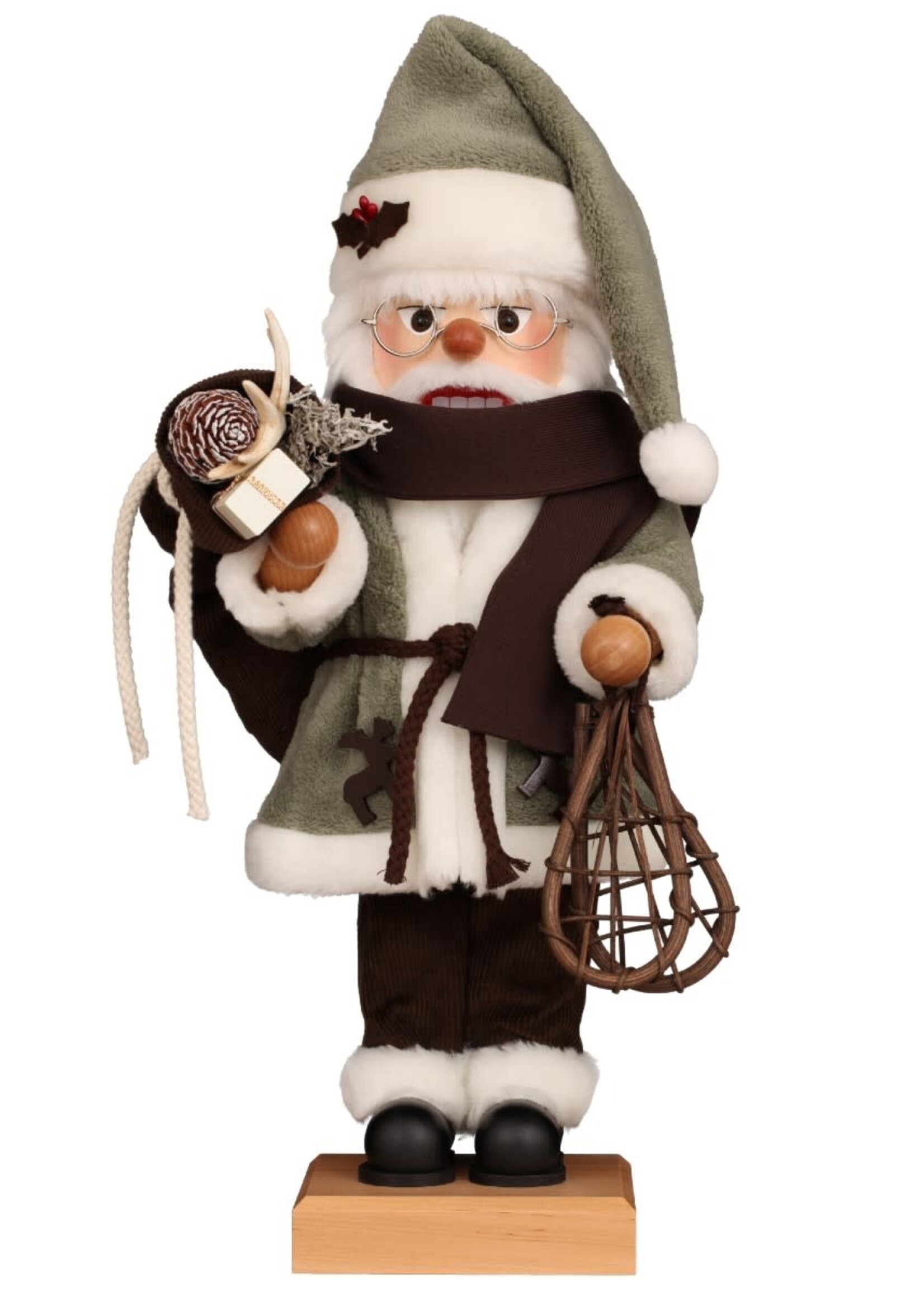 Christian Ulbricht 0 894 Ulbricht Premium Nutcracker - Forest Santa  19.7 inches