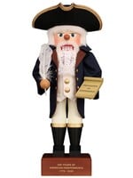 Christian Ulbricht 0 897 Ulbricht Premium Nutcracker - American Founding Father  18.5 inches
