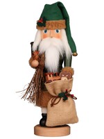 Christian Ulbricht 32-586Ulbricht Nutcracker - Santa Claus in Green  15.7 inches