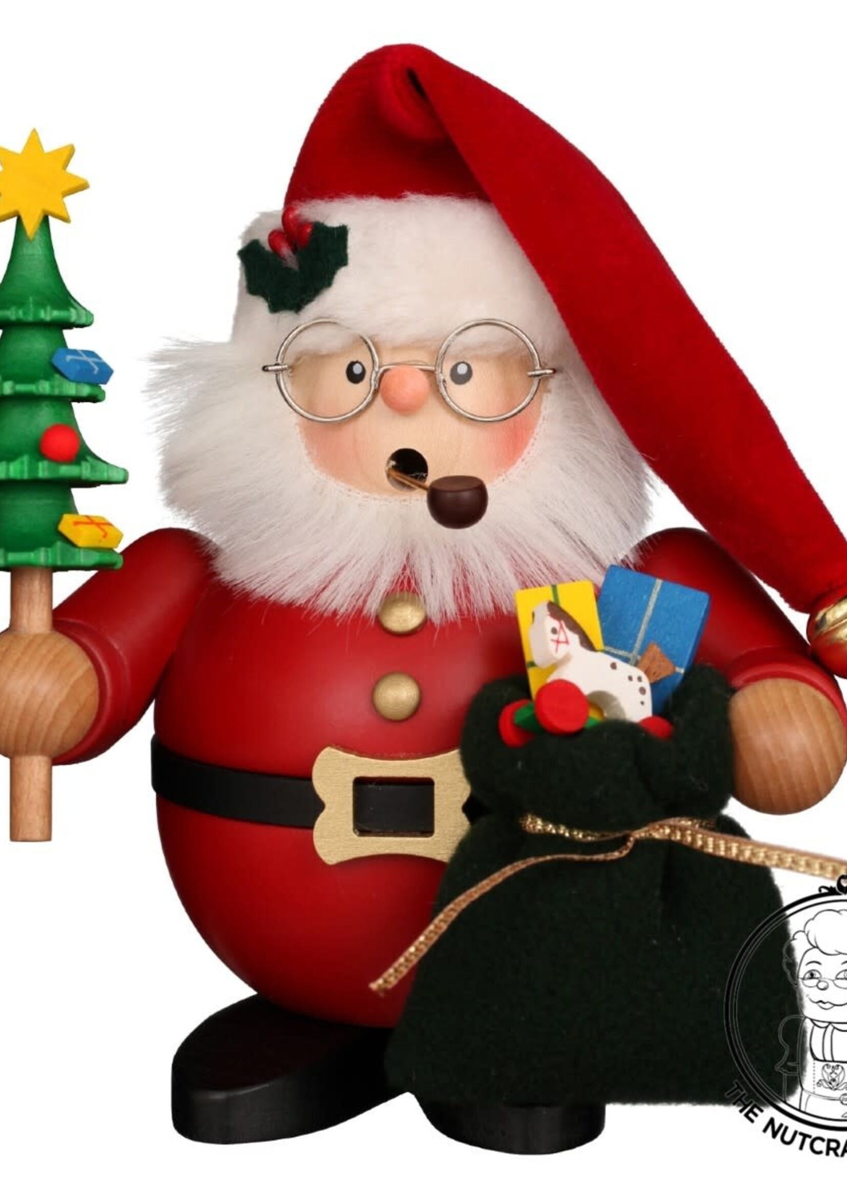 Christian Ulbricht 1-452 Ulbricht Smoker - Santa Claus in Red  6.5''H