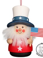 Christian Ulbricht 15-0441 Ulbricht Ornament - Uncle Sam  3.5 inches