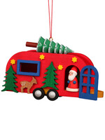 Christian Ulbricht 10-0944 Christian Ulbricht Ornament - Santa in Caravan single