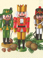 610945 Nutcracker Trio Cream Napkins
