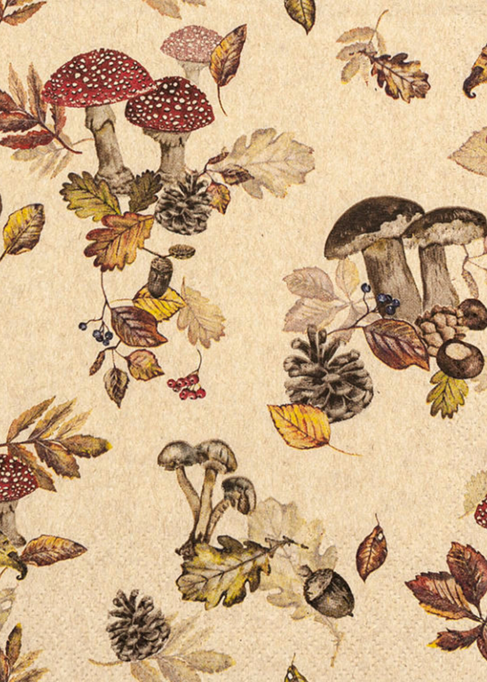 242412 Mushroom Collection Napkins