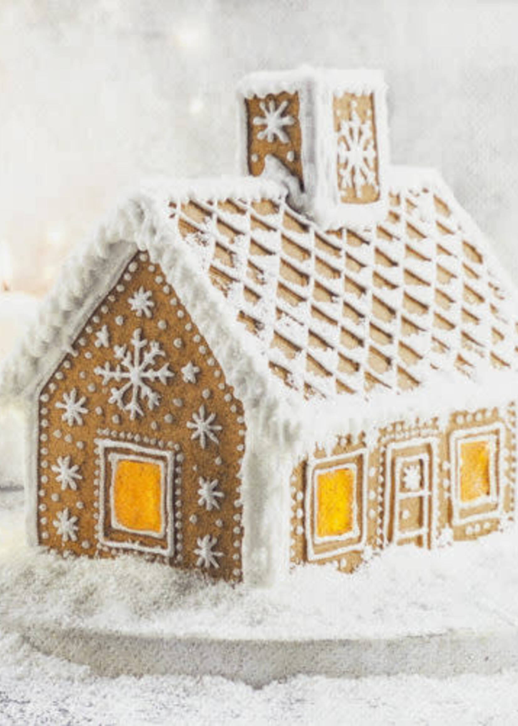 612001 Gingerbread House Napkins