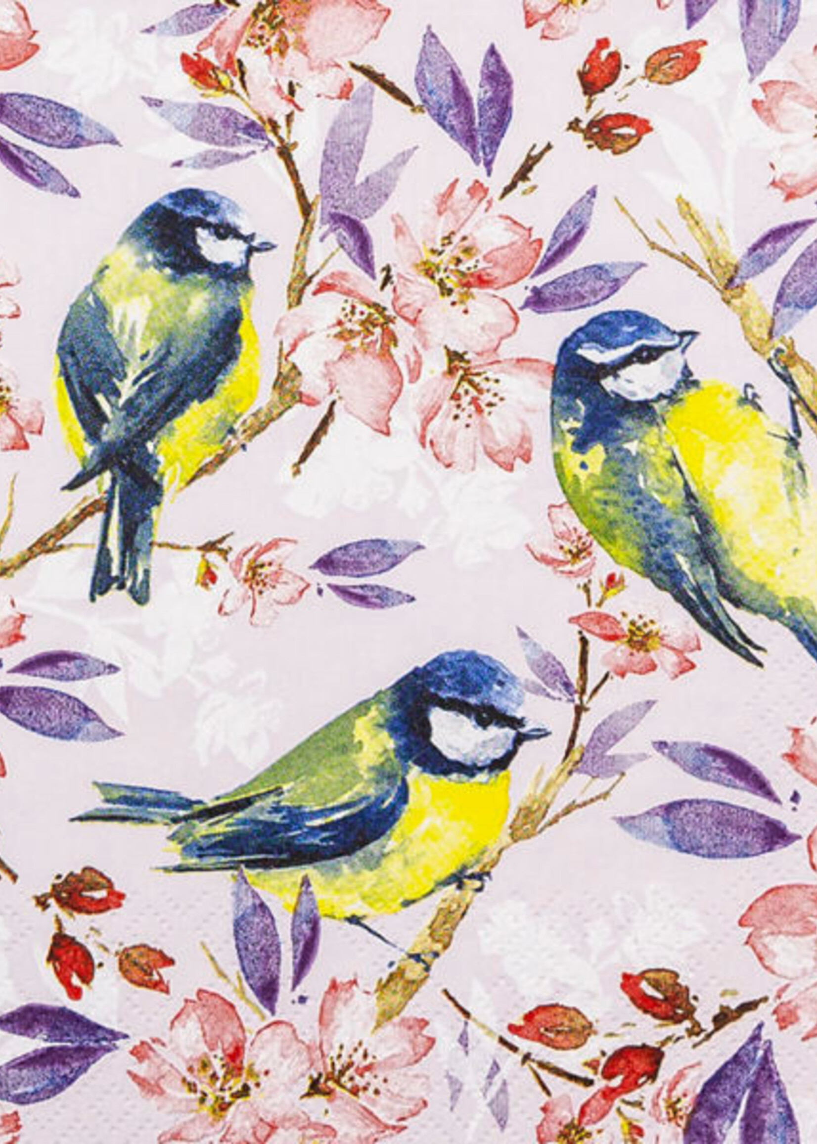 212306 Blue Tits Napkins