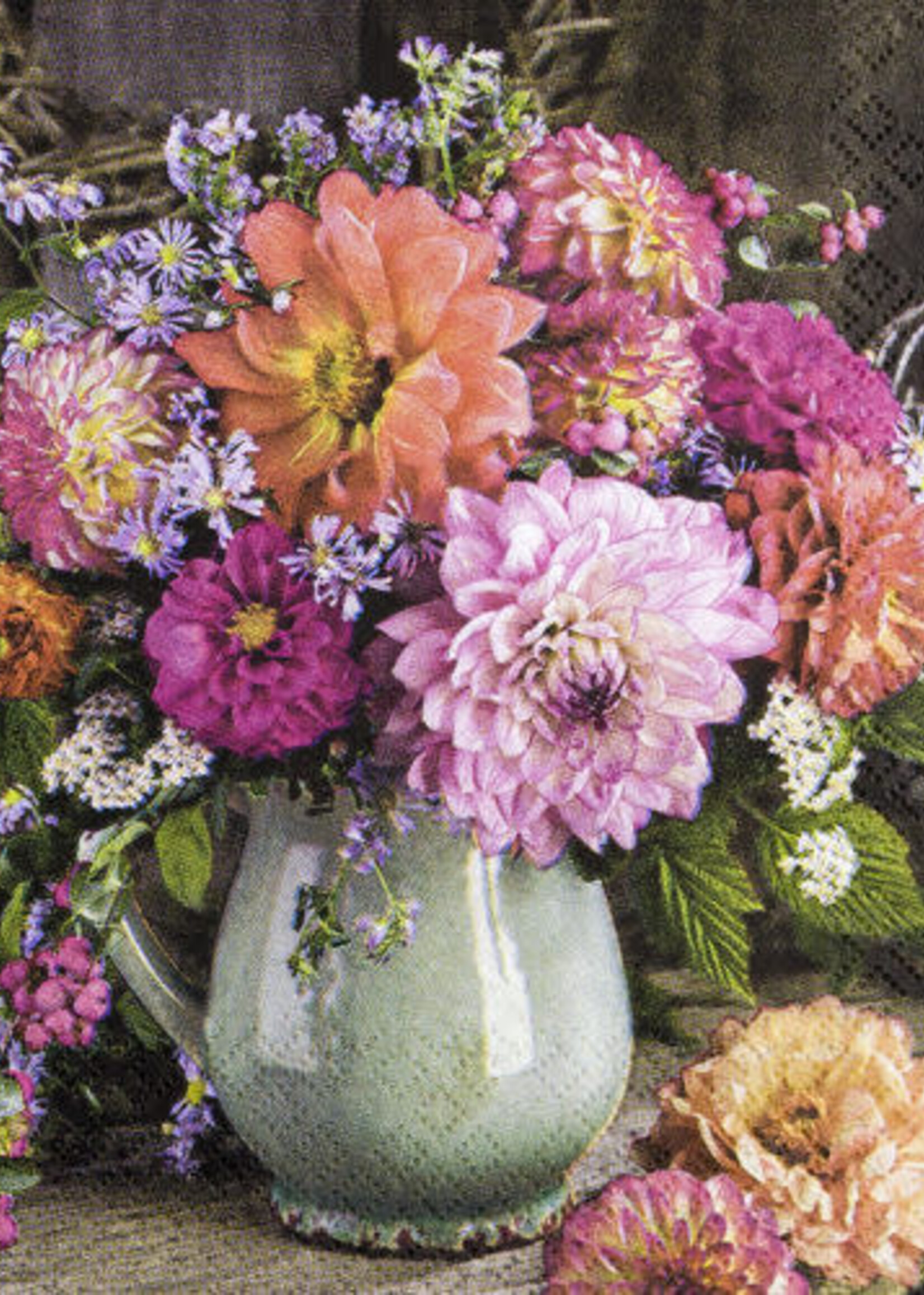 212204 Bunch of Dahlia” Napkins