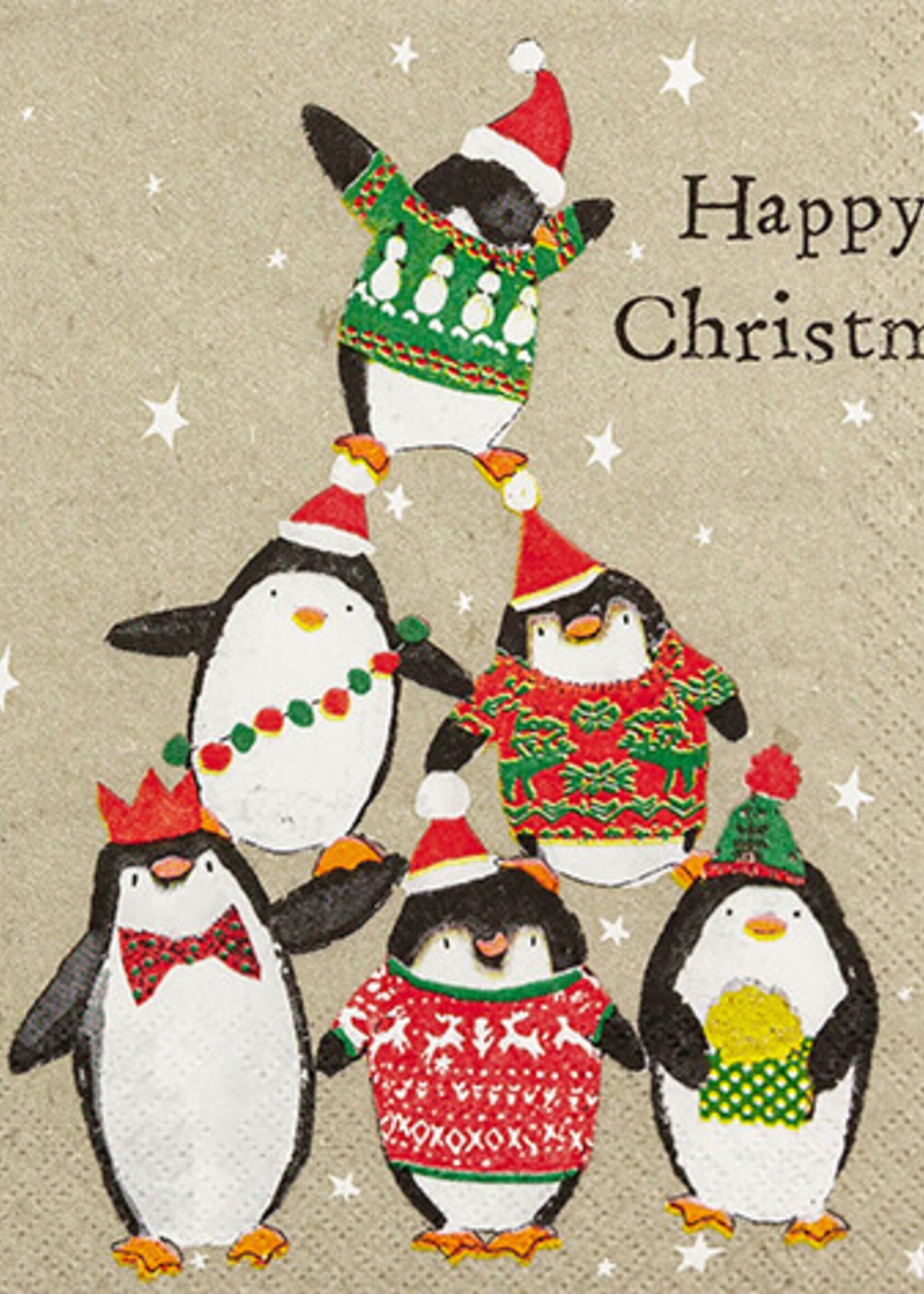 612304 Happy Penguins Napkins(retired)