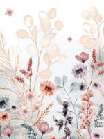 212416 Natural Mellow Flowers Napkins