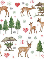 612012 Charming Deer Napkins (Retired)