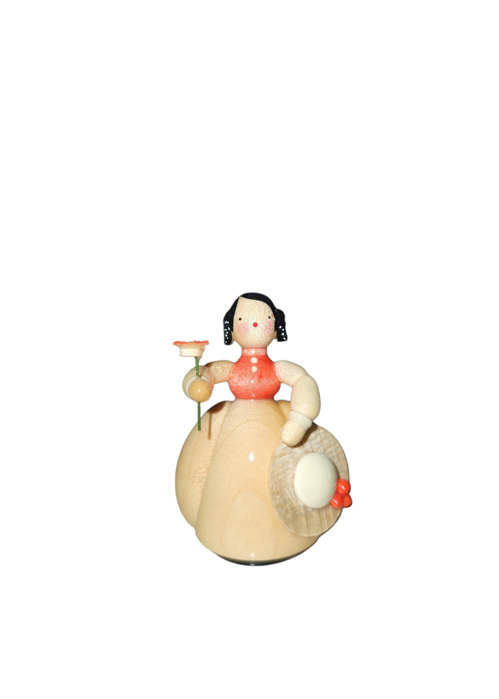 Kramer Holz Design 020/14 Miniature Hat lady with flower