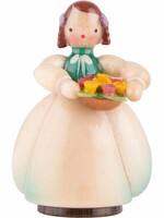 Kramer Holz Design 040/003 Miniature Lady with Flowers