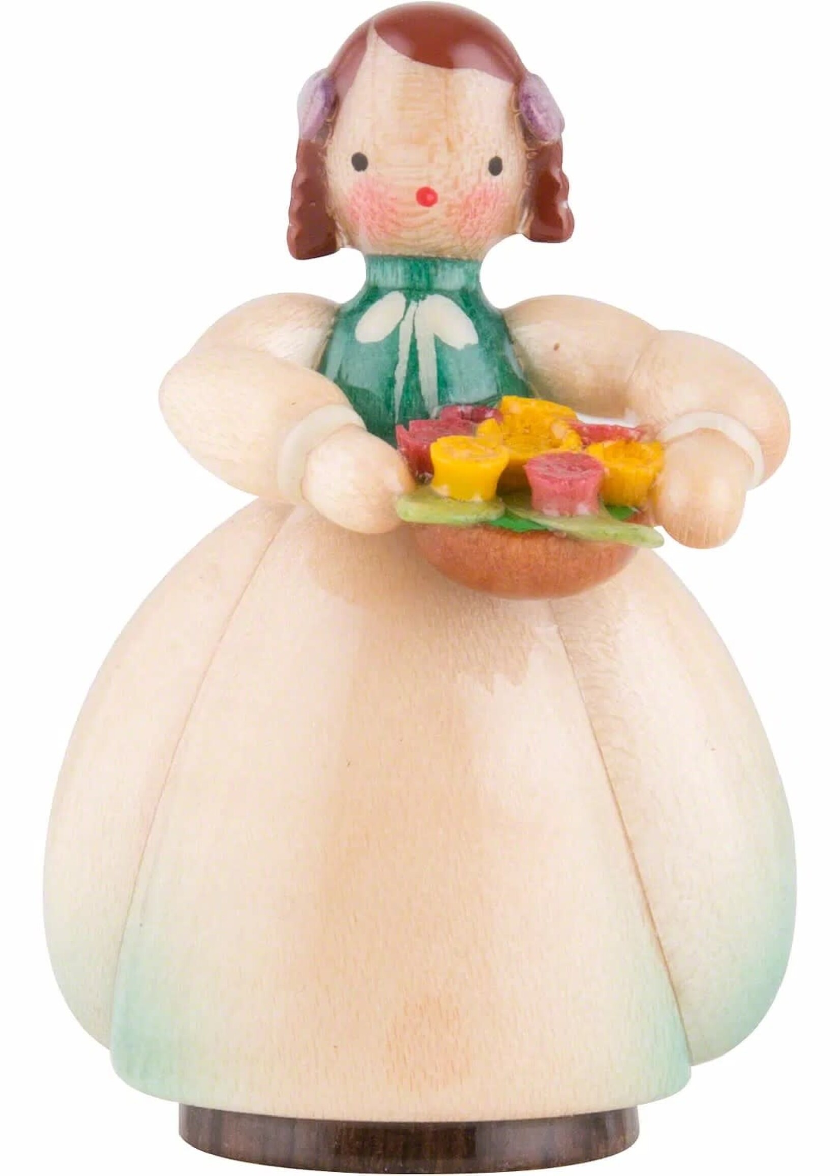 Kramer Holz Design 040/003 Miniature Lady with Flowers