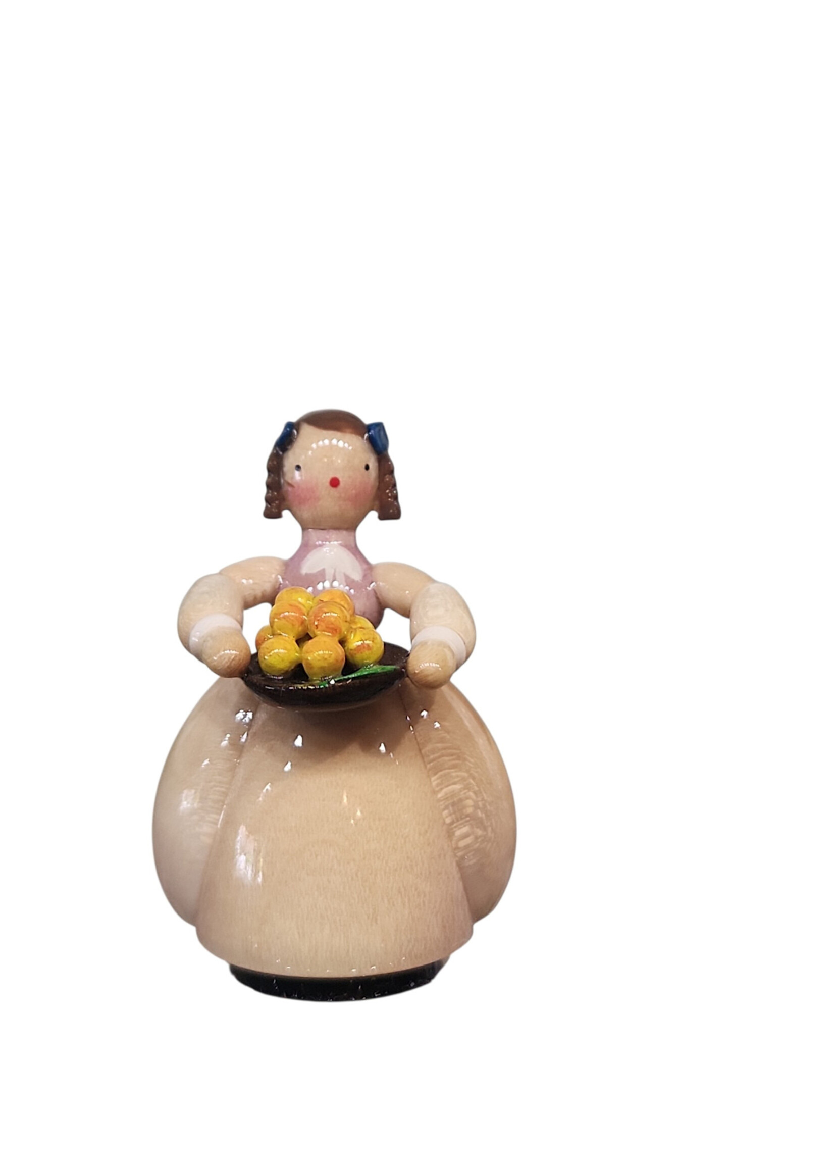Kramer Holz Design 030/03 Miniature Lady with Apple Dish