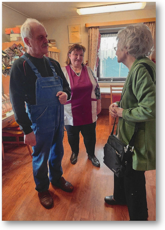 The Nutcracker Lady, Arlene with Heidenreich and his wife.