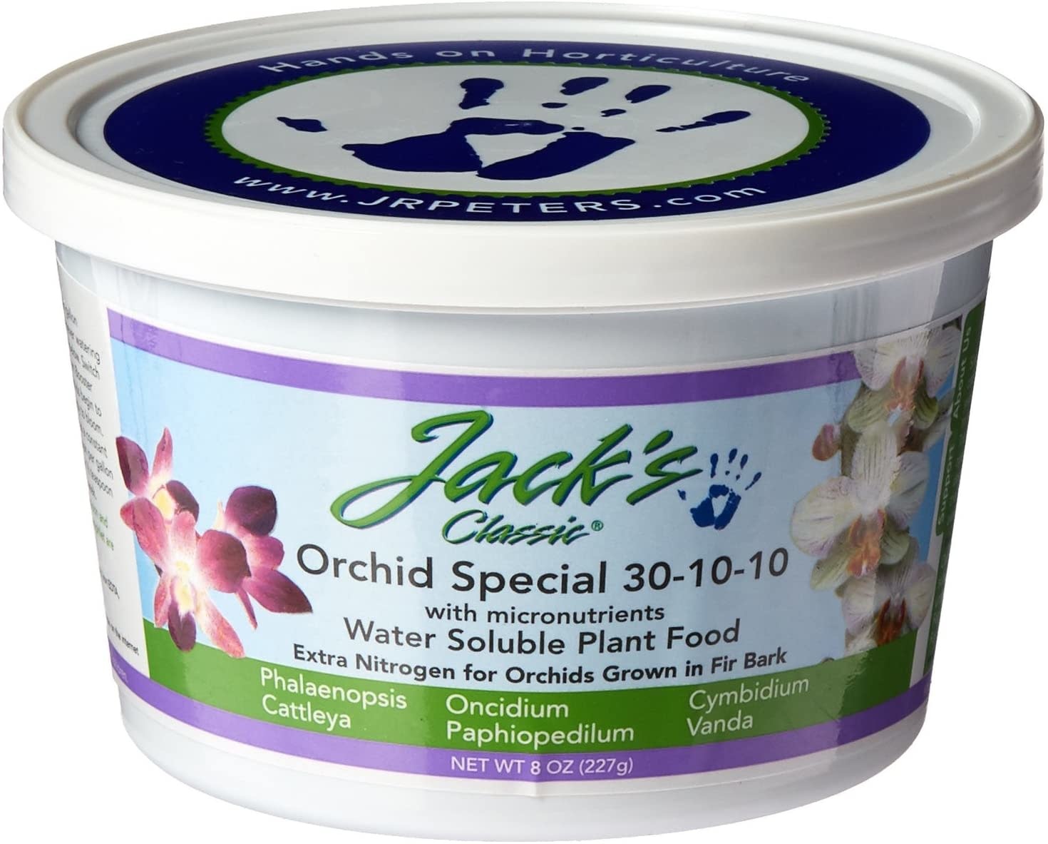 Jack's Orchid Fertilizer 30-10-10 8 oz - Gardens of Babylon