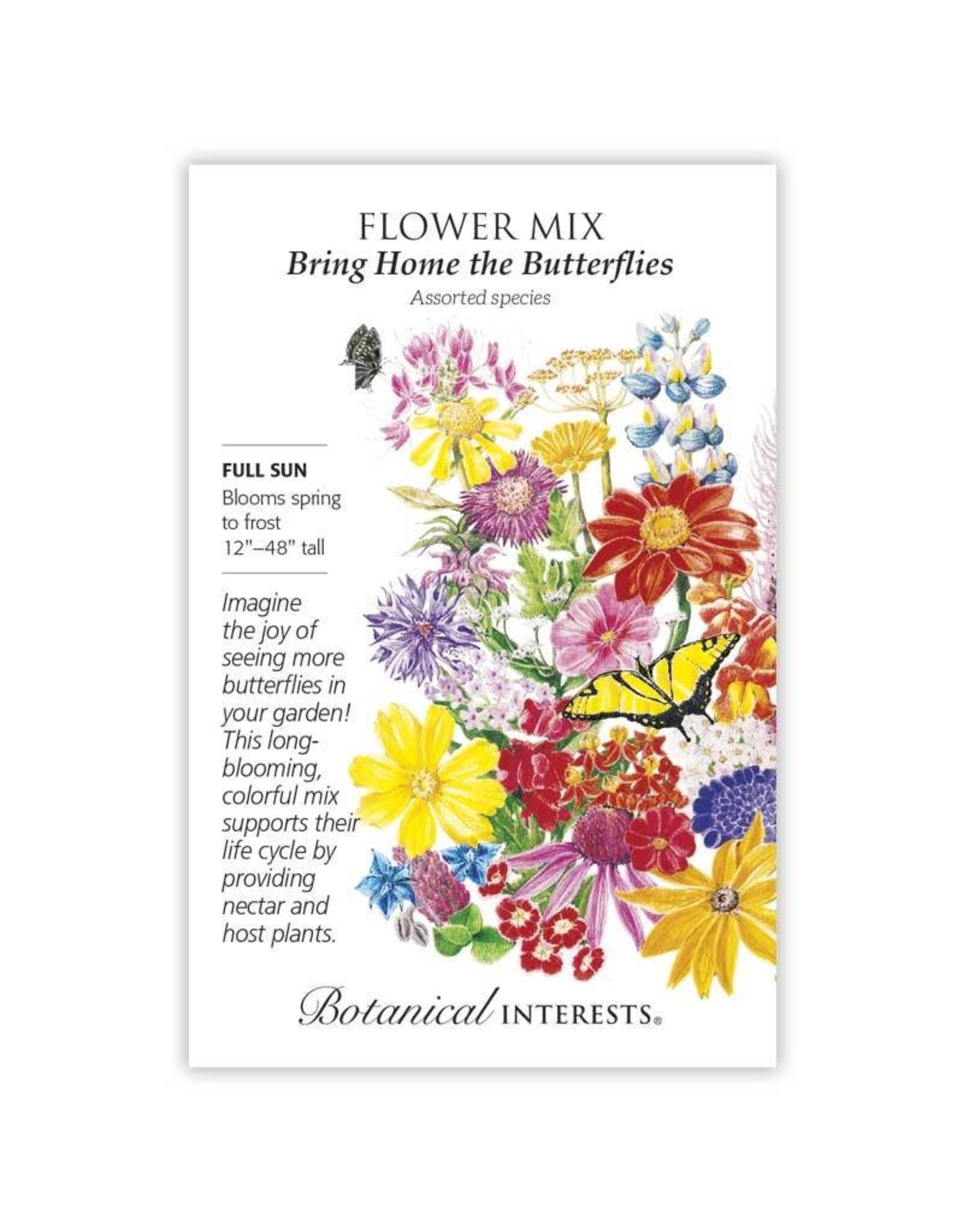 Seeds - Flower Mix Bring Home the Butterflies, Large