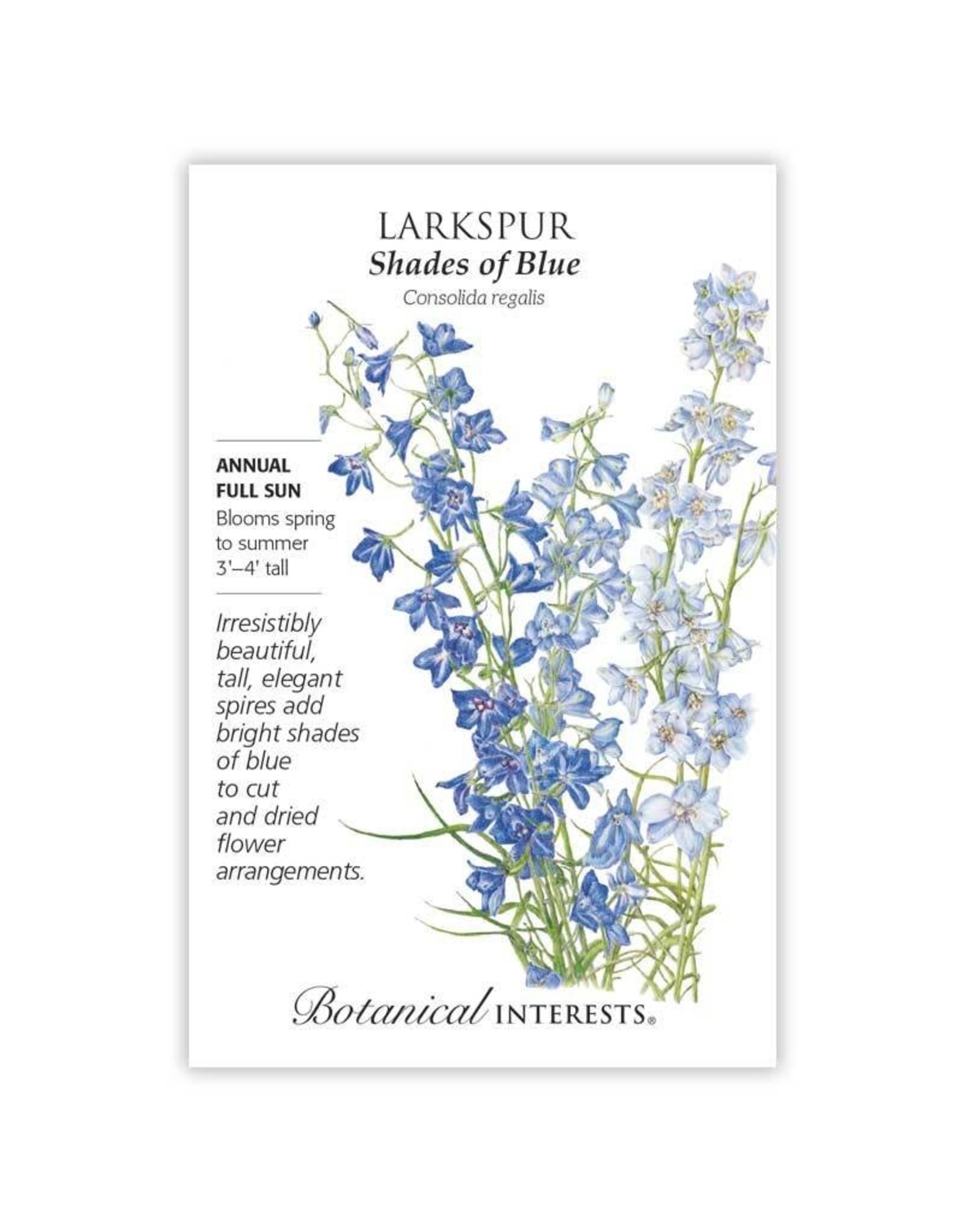 Seeds - Larkspur Shade of Blue