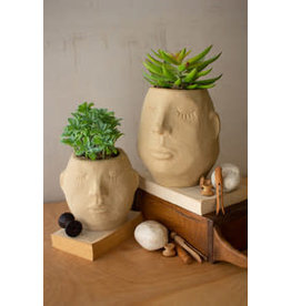 Ceramic Face Planter L
