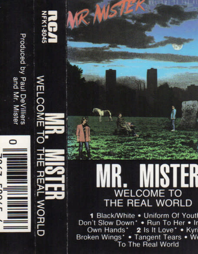 Used Cassettes Mr Mister Welcome To The Real World Darkside Records